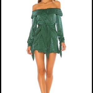 House Of Harlow 1960 X Revolve - Sylvia Dress In Emerald